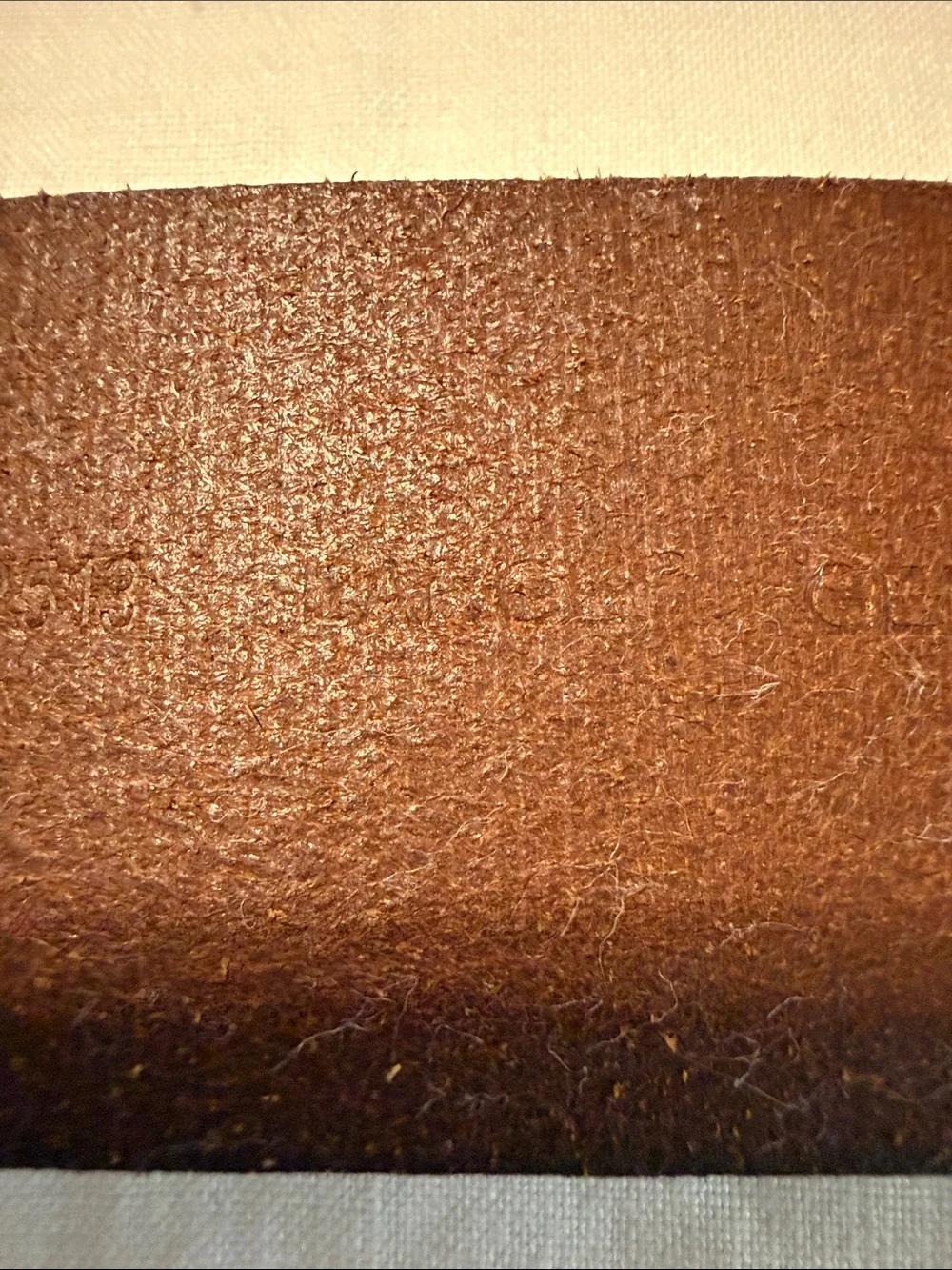 Michael Kors Brown Leather Belt with Gold and Tortoise Ring Buckle